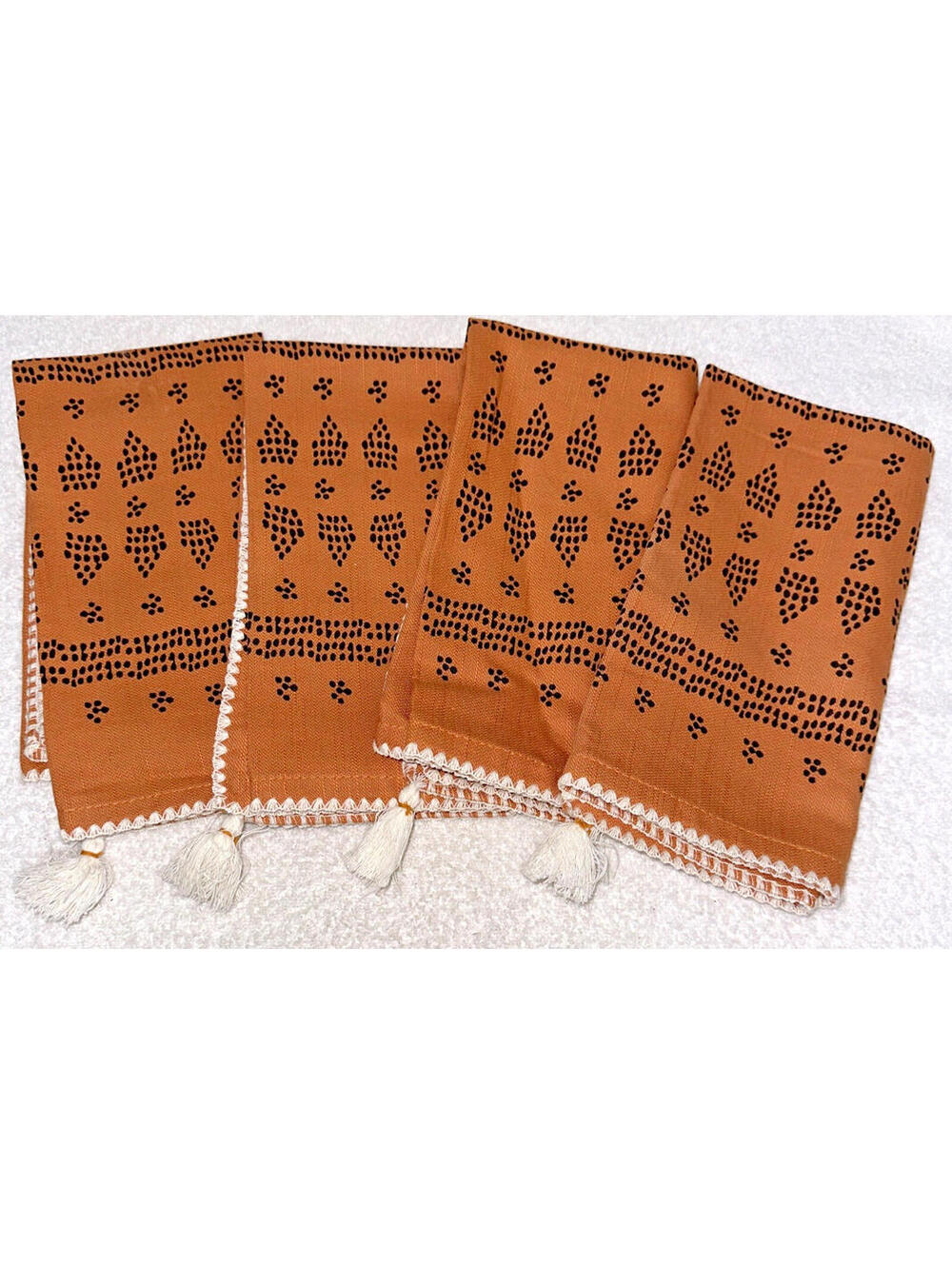 Opalhouse 4pk Shell Stitch Napkins - 100% Cotton designed with Jungalow - Amber